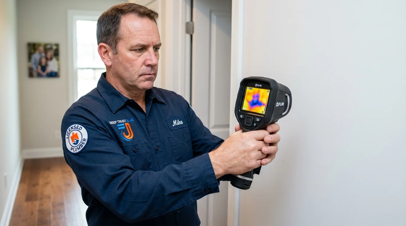 Thermal imaging leak detection by Johns Plumbing LLC in Glen Ellyn